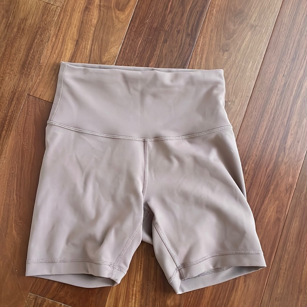 lululemon athletica Pink and Brown Bike Shorts
